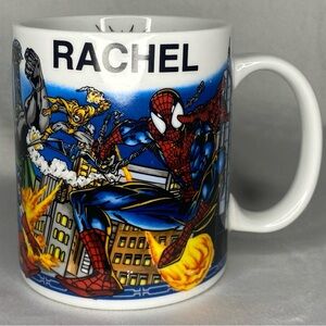 MARVEL Super Hero Island Personalize Rachel Coffee Mug Universal Spider-Man